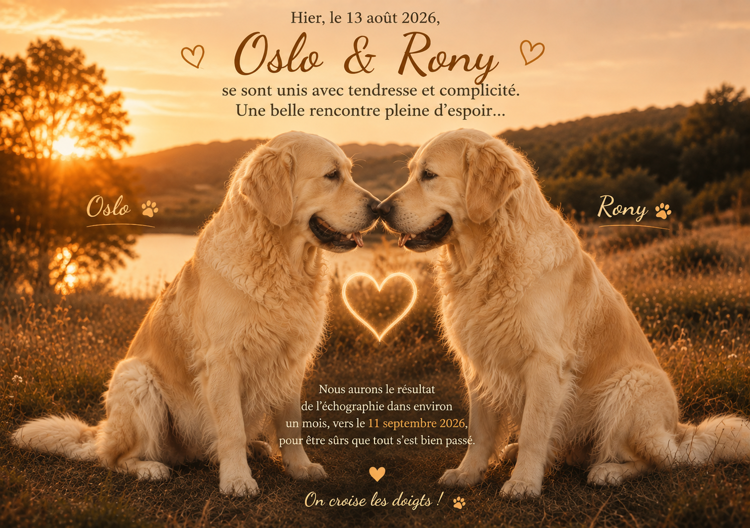 🐾 Nos prochains chiots sont peut-être en route… 🐾